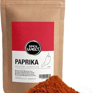 Острая молотая сладкая паприка Welt (100 г) – порошок сладкой паприки для гуляша, лечо, греческой рыбы, маринадов и соусов Насыщенный красный цвет и мягкий вкус 100% натуральный, без добавок