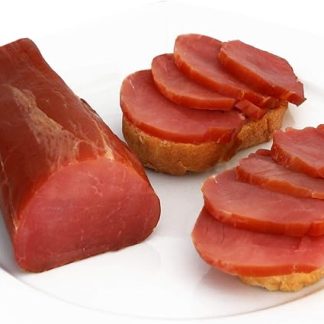 Копченая вырезка изысканная нежирная ветчина копченая свиная вырезка изысканная ветчина рождественская колбаса, примерно 250 г