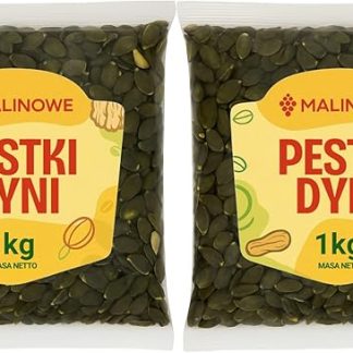 Очищенные тыквенные семечки малины, 2 x 1 кг, натуральные, сушеные.