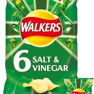 Картофельные чипсы Walkers с солью и уксусом, 6 x 25 г, магазин Dani Store
