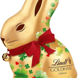 Шоколадный талисман Lindt «Золотой кролик», 200 г, цельный молочный шоколад «Золотой кролик», выполненный в виде талисмана на Пасху Шоколадный подарок