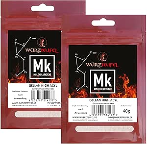 Геллан, геллановая камедь High Acyl Verdickungsmittel E418, высокое качество Lebensmittelqualität. 2 Бойтеля съедает 40г. (80г.)**Г