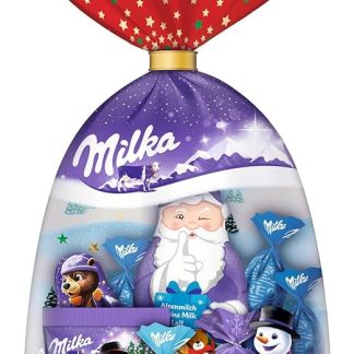 Milka - ассортимент альпийских молочных конфет - рождественские конфеты - 1 упаковка 126 г