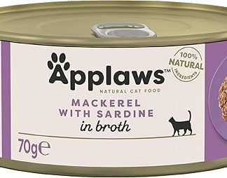 Applaws Cat Lata 70 г Caballa y Sardina (24 шт)