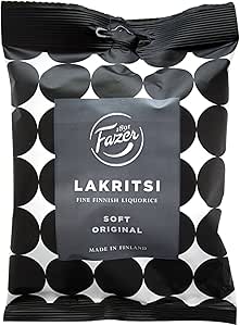 Fazer Lakritisi Мягкая оригинальная лакрица, 1 упаковка (150 г)