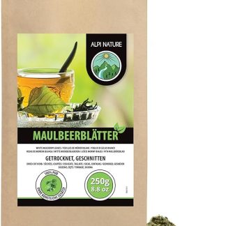 Чай из листьев шелковицы Alpi Nature, 250 г, сушеные и нарезанные листья шелковицы, рассыпной чай.