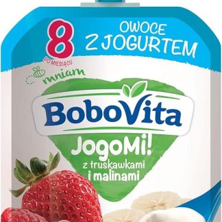 Bobovita JogoMi! Фрукты с йогуртом для детей: черника, клубника, малина, 80 г