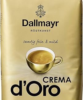 Кофе в зернах Dallmayr Crema d'Oro SAMTIG, MILD & FEIN 4 упаковки (4x1000г) - Арабика