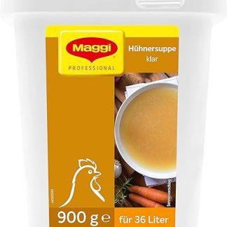 Прозрачный куриный суп Maggi быстрого приготовления, 1 упаковка (1 гастрономическая коробка 900 г)