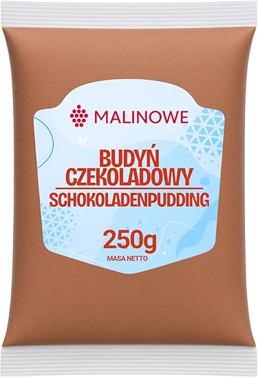 Порошок для малиново-шоколадного пудинга 250 г, шоколадный вкус, премиум-класса.