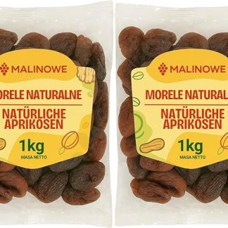 Набор сушеных натуральных абрикосов, 2 x 1 кг, темные.