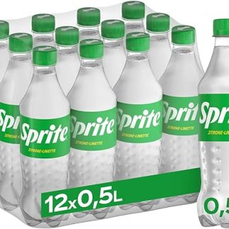 Sprite, максимальная свежесть с лаймом и лимоном в практичных бутылках, одноразовые бутылки (12 x 500 мл)