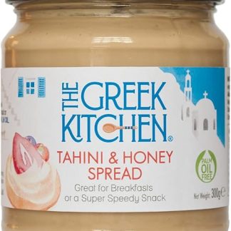Паста из тахини и меда от Greek Kitchen - с высоким содержанием белка, без пальмового масла, без добавления сахара, 300 г.