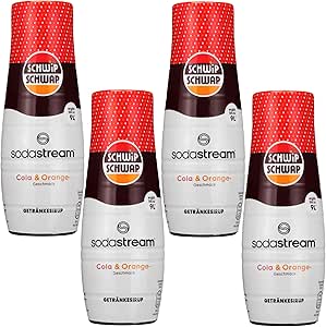 Концентрат сиропа Sodastream 4x SCHWIP SCHWAP COLA ORANGE 440 мл