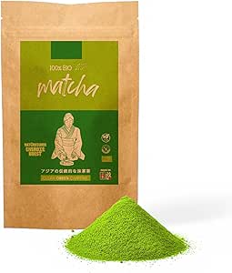 Biomatea Японский матча, чистый японский матчате, 200 г, пакет с застежкой-молнией