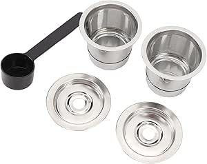 Кофейные капсулы из нержавеющей стали, легко моющиеся, для кофеварок.