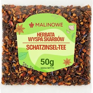 Малиновый чай «Остров сокровищ» 50 г. Фрукты: гибискус, черноплодная рябина.