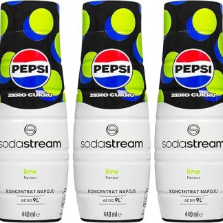 Сироп Sodastream 3x PEPSI MAX со вкусом лайма, концентрат без сахара для аппарата Satator.