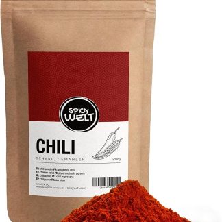 Острый молотый чили Welt (250 г) – порошок чили для гуляша, пиццы, соусов, супов, рагу и маринадов Отличительный острый вкус и насыщенный цвет 100% натуральный, без добавок