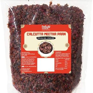 Delight Foods Premium Calcutta Meetha Paan Without Supari Сладкий паан, гигиенически упакованный, традиционный мукхвас - освежитель для полости рта (800 г)