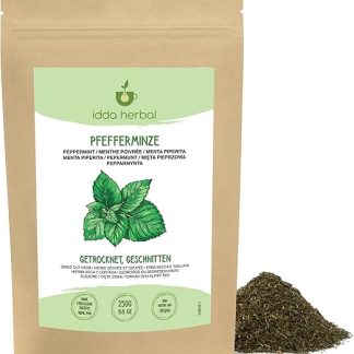 Мятный травяной чай IDDA, 250 г, сушеные листья мяты перечной (Mentha Piperita).