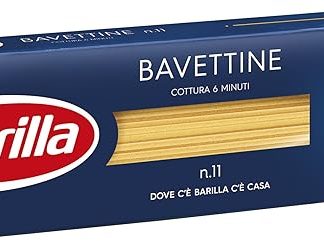 Паста Barilla Bavettine n11 для итальянского рынка, синяя
