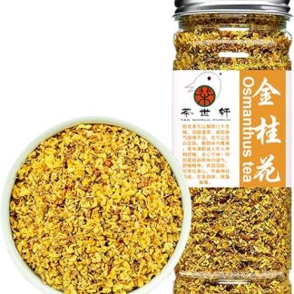 Ароматный чай из османтуса, 40 г/1,41 унции. Ароматный чай из османтуса, травяной чай премиум-качества, рассыпной чай, китайский чай, 100% натуральные сушеные цветы османтуса.