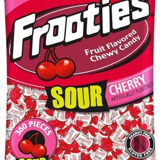 Жевательные конфеты «Sour Cherry Froties» — Tootsie Roll — 360 штук, упаковка 38,8 унций.