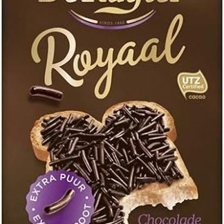 De Ruijter Chocolate Sprinkles, Шоколад, хлопья Royale Hagel Extra Pur, 380 г