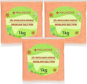 Малиновая гималайская соль, 3 кг, очень мелкая, розовая, натуральная.