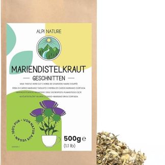 Alpi Nature Расторопша пятнистая 500 г, измельченная расторопша пятнистая, чай из расторопши пятнистой