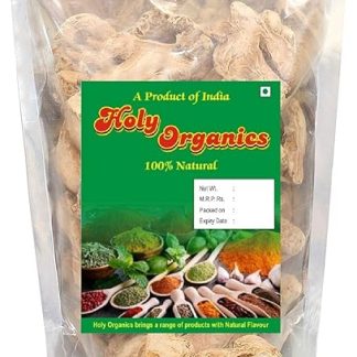 Earth Best 100% натуральный сушеный имбирь, цельный, органический, чистый (Saunter Sabut), 250 г, крупный размер.