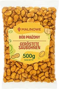 Жареные с солью бобы с малиной, 500 г. Закуска из бобов с солью.