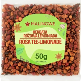 Розовый лимонад, фруктовый чай с папайей и розой, 50 г