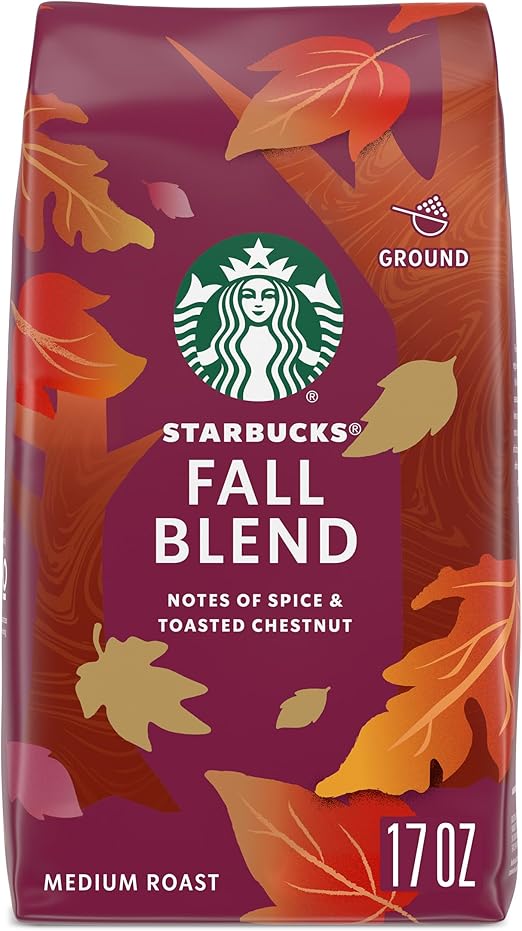 Молотый кофе Starbucks — Средняя обжарка — Осенняя смесь — 100% арабика — Лимитированная серия — 1 пакет (480 г)
