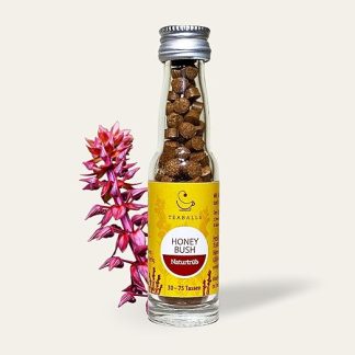 Чайные шарики - Медовый куст, натуральный мутный (1 x 11 г) | примерно 150 чайных шариков | примерно на 30-75 чашек чая | 100% натуральный травяной чай | известен благодаря: DAS DING des years