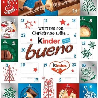 Адвент-календарь Kinder Bueno с бесплатной рождественской открыткой