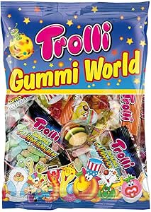 Жевательные конфеты Horror-Shop Trolli World Mix, 230 г