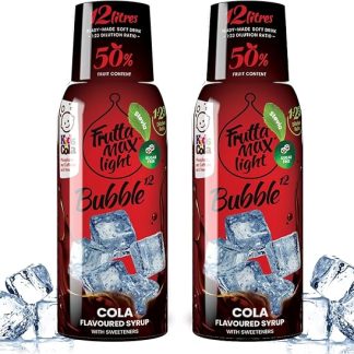 2 x Легкий - Низкоуглеводный - Фитнес-сироп от FruttaMax Без сахара со стевией 50-60% фруктов (2 x 500 мл) (2 x Cola Light)