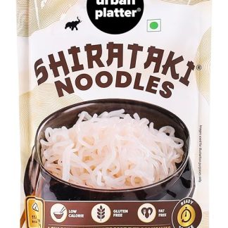 Лапша Ширатаки Urban Platter 270 г низкокалорийная и низкоуглеводная лапша из коньяка подходит для кето-, веганской и безглютеновой диеты обезжиренная, с высоким содержанием клетчатки готова к употреблению