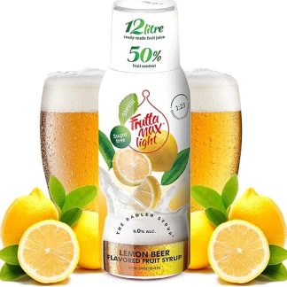 Легкий - низкоуглеводный - фитнес-сироп от FruttaMax Без сахара со стевией 50-60% фруктов, 500 мл (лимон-радлер, легкий)