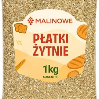 Ржаные хлопья с малиной, 1 кг. Натуральные ржаные хлопья для завтрака.