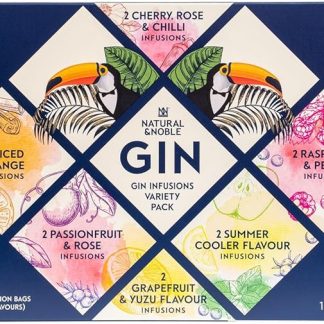 Набор для приготовления джин-настоек Создайте свой собственный восхитительный джин-вкус 12 пакетиков для приготовления джин-коктейлей