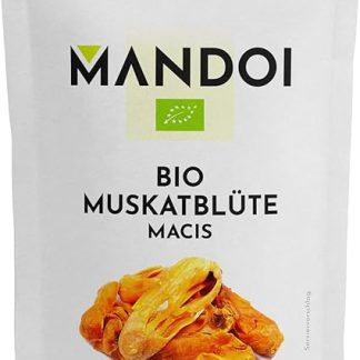 Органические цветки мускатного ореха Mandoi, 25 г. Свежесобранные цветки мускатного ореха из Индонезии.