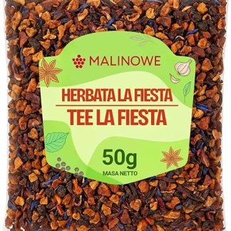 Малиновый чай LA FIESTA 50 г, яблочно-малиновый.