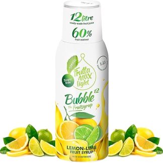 Легкий - низкоуглеводный - фитнес-сироп от FruttaMax Без сахара со стевией 50% фруктов 500 мл (лимон-лайм - легкий)