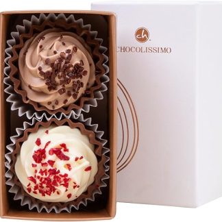 Два маффина - пралине - уникальные шоколадные конфеты подарок идеи для Рождества подарок для сотрудников сладости идея подарка для гостей свадьба день рождения