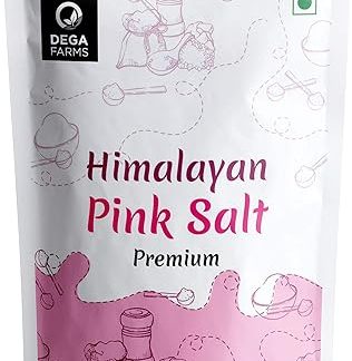 Розовая гималайская соль премиум-класса DEGA FARMS - 500 г каждая (упаковка из 2 шт.) 100% чистые, органические и натуральные ингредиенты - сертифицировано Sedex