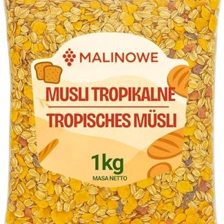 Мюсли с тропической малиной, 1 кг, для завтрака, диетические фрукты.