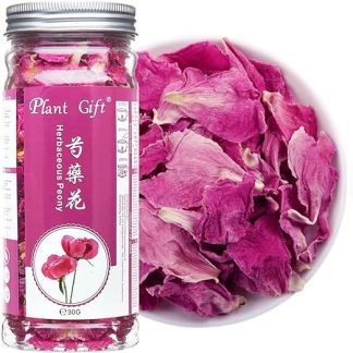 Подарочный набор: лепестки пиона, 30 г/1,05 унции. Чай из лепестков пиона, травяной чай с пионом, чистый травяной чай, чай с ароматом персикового цветка, без кофеина, без ГМО, китайский чай.